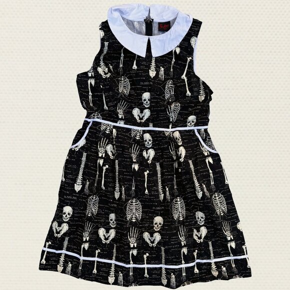 Modcloth Rad to the Bone A-line Skeleton dress - Picture 1 of 7
